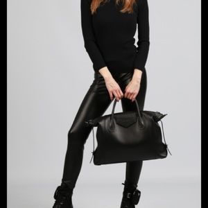 Givenchy Medium Antigona Soft Leather Tote Black_Brand New